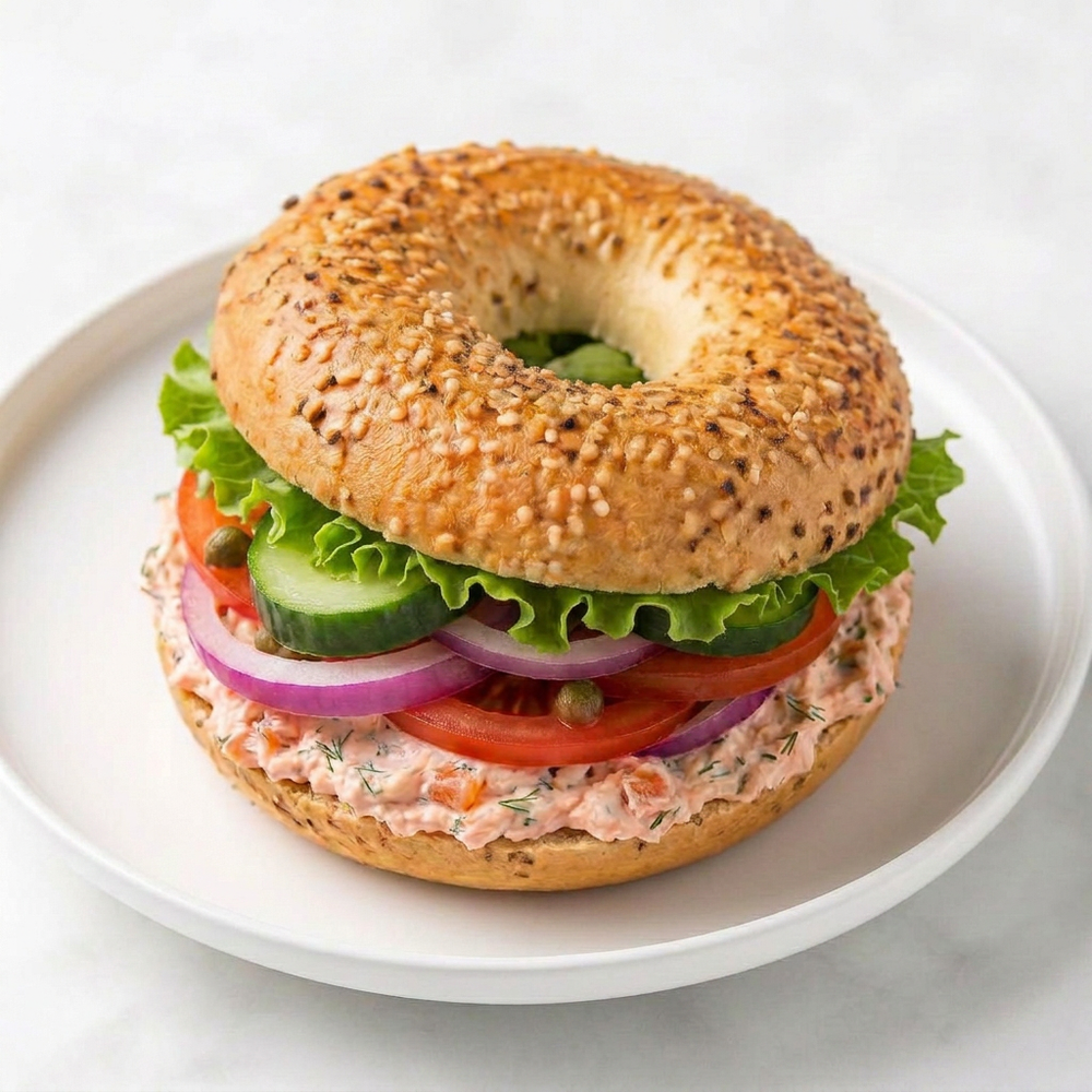 Lox Spread Sandwich