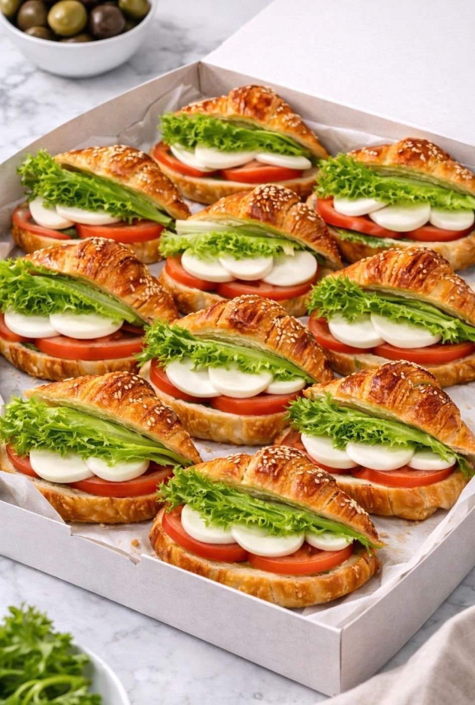 Mini croissant  platter