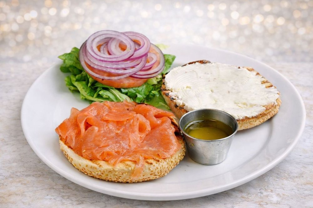 Cream Cheese with Lox Panini (Breakfast)