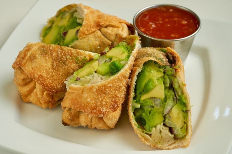 Platter Of Avocado Egg Roll