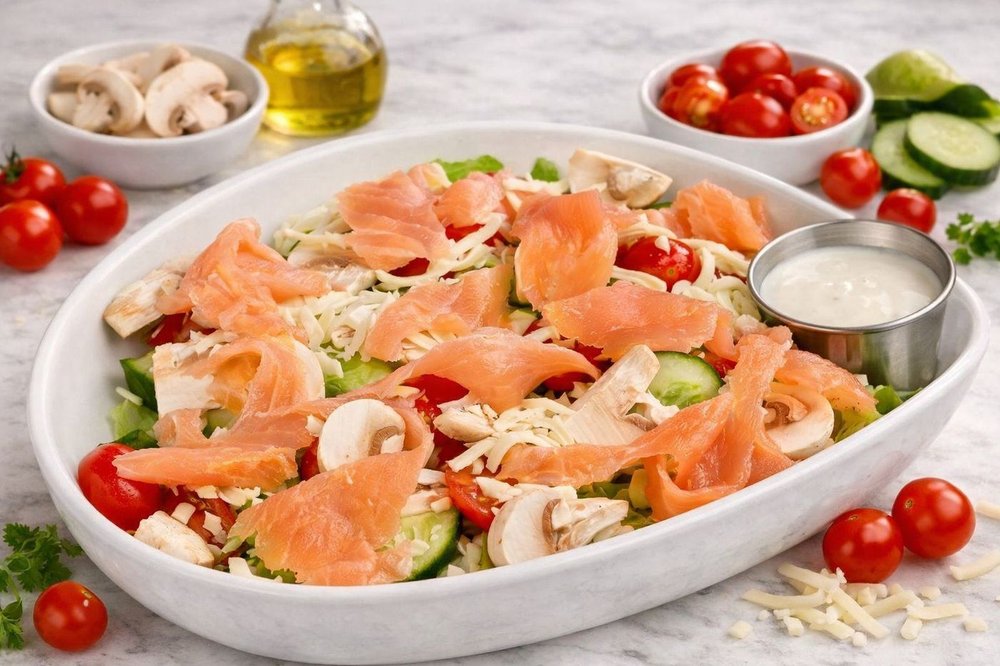 Big Ultimate Lox Salad