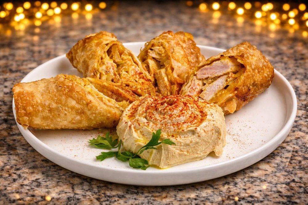 Shawarma Spring Roll