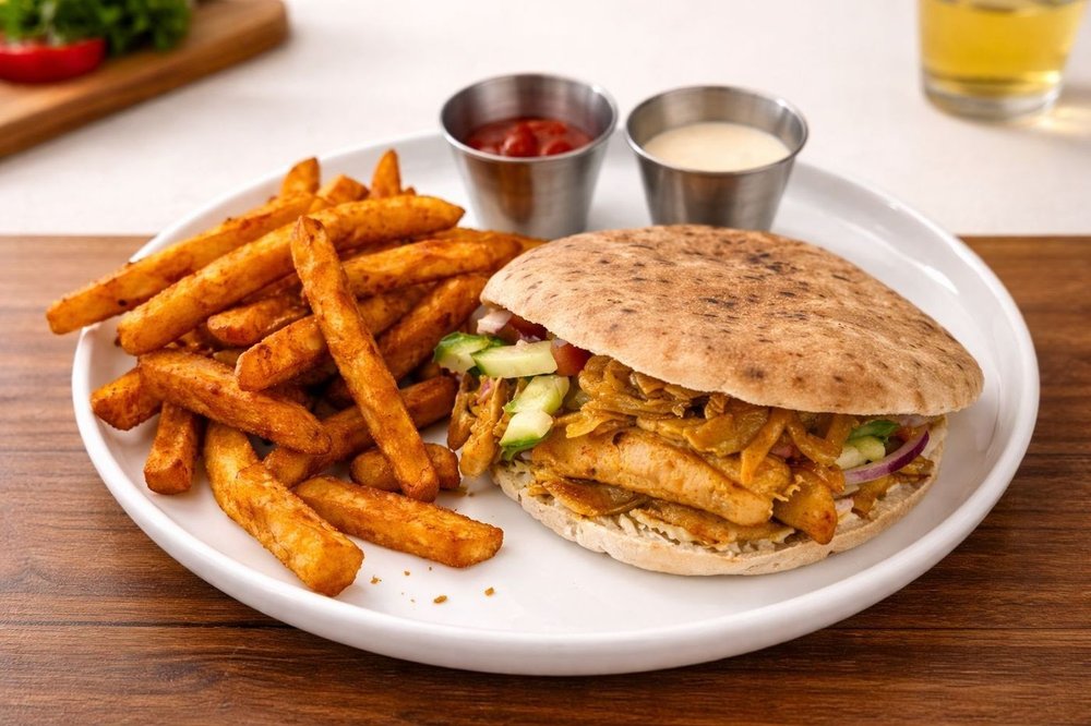 tuna steak Shawarma Pita