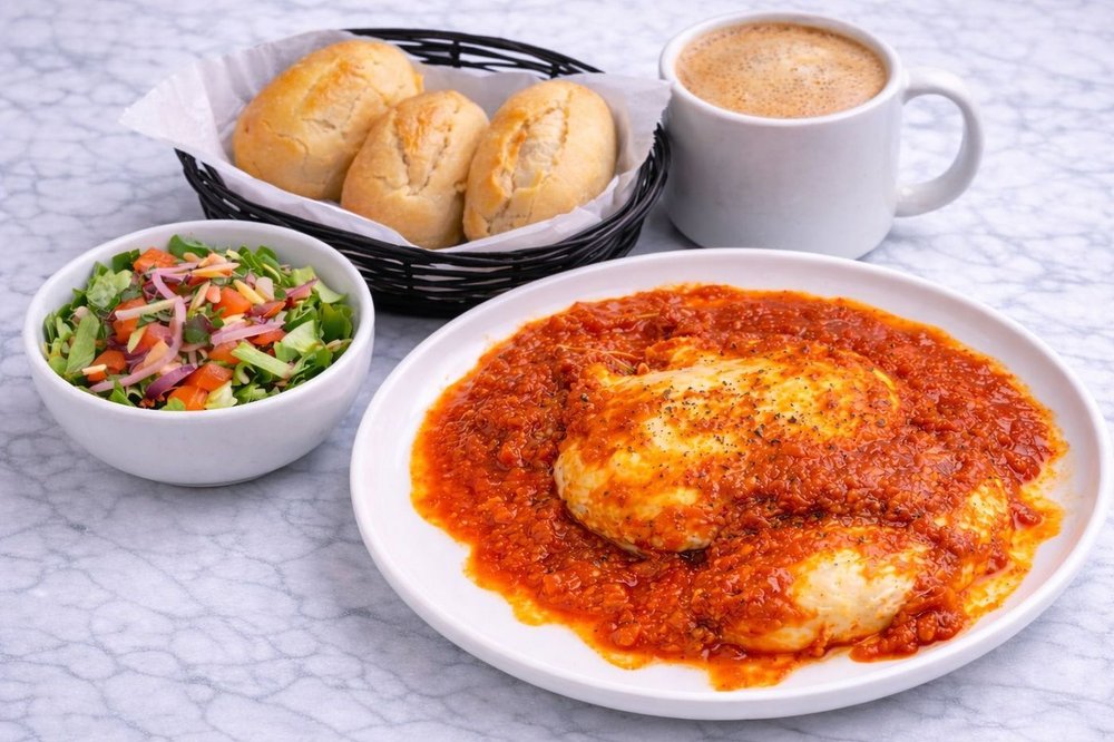 Full Shakshouka breakfast