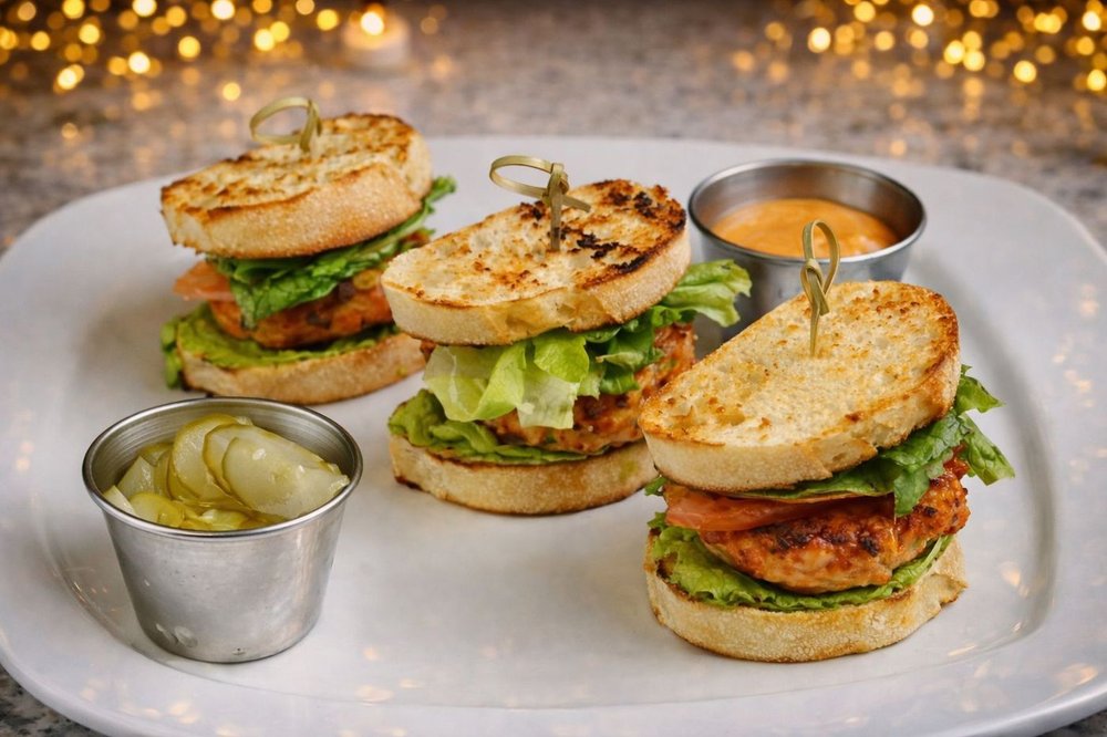Salmon Sliders