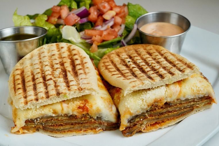 Eggplant Parmesan Panini