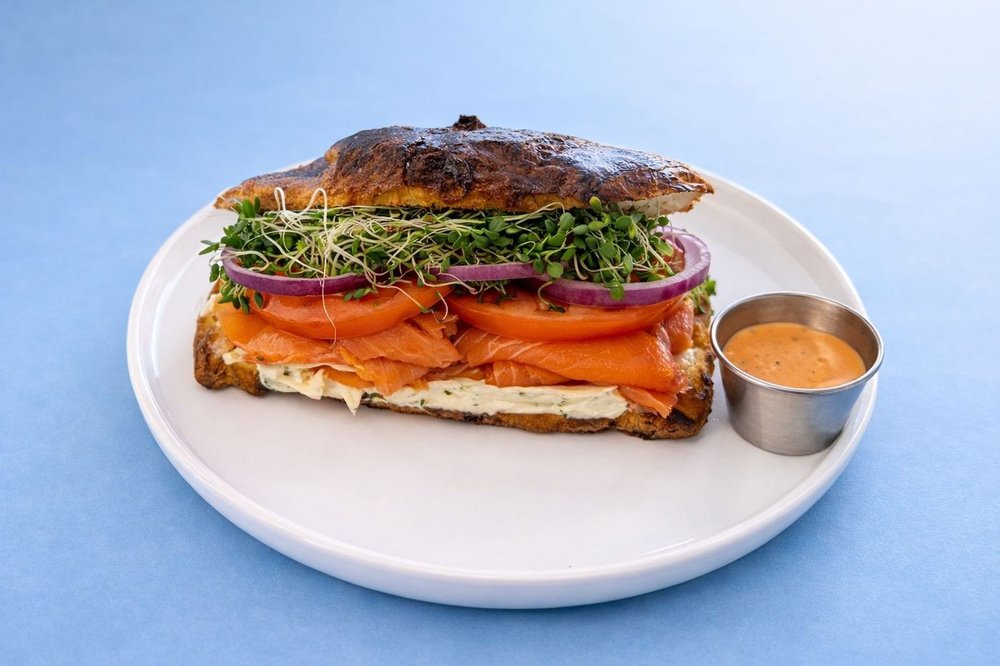 smoked salmon croissant