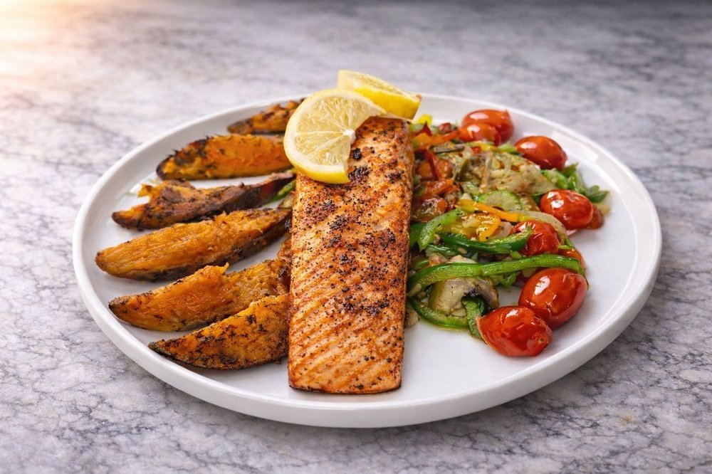 Grilled Salmon Main