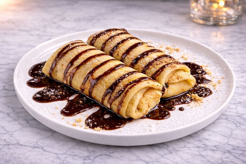 Homemade Cheese Blintzes