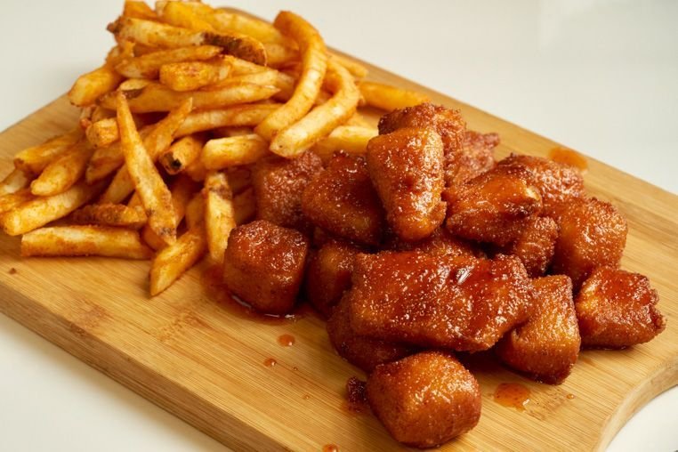 Platter Of Buffalo Poppers