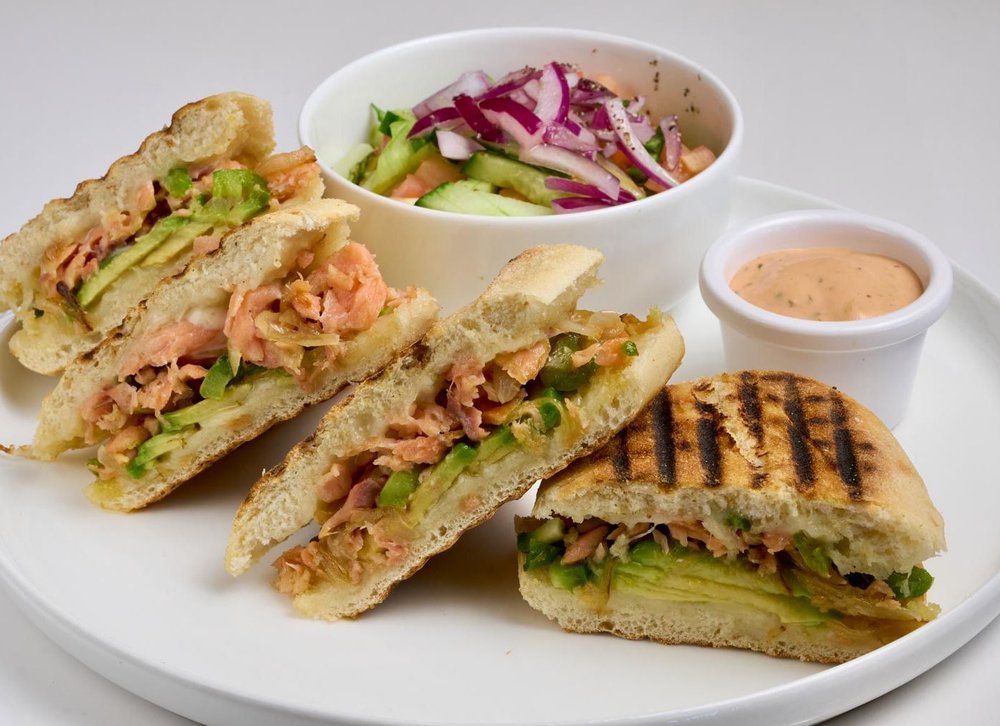 Ultimate Smoked Salmon Panini